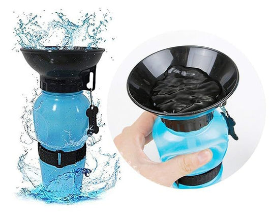 JB EXPORT Plastic Puppies Dog Water Bottle,Leak Proof Portable Puppy Water Dispenser Drinking Feeder Pet Care Cup For Outdoor Walking,Hiking,Travel (12 Oz/350Ml,Color May Vary