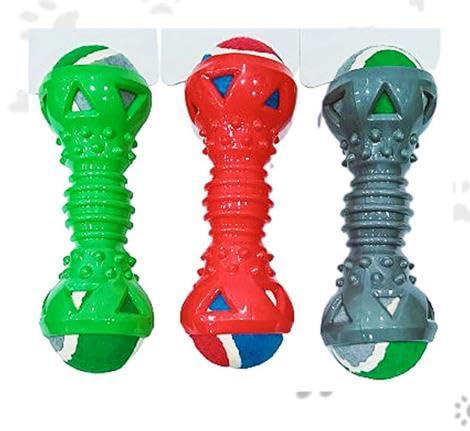 aakichi TPR Cosco Ball Dog Toy | Interactive Squeaky Toy for Training | Pets Entertainment and Exercise Accessories | Dogs-Puppies Chew Toys for Play and Dental Health