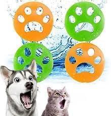 YTANYZ Silicone Dog Pattern Hair Remover, Pet Hair Remover Washing Machine Accessories, Cat Dog Fur Lint Hair Remover, Clothes Dryer Reusable Cleaning Laundry Dryer Catcher (Two Pis)