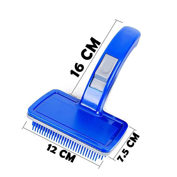 RvPaws Combo 6 in 1 Dog Grooming Kit Hand Glove Bath Brush + Toothbrush + Slicker Bath Brush + Nail Cutter + Nail Filler + Pet Self Cleaning Slicker Comb for Dogs and Cats